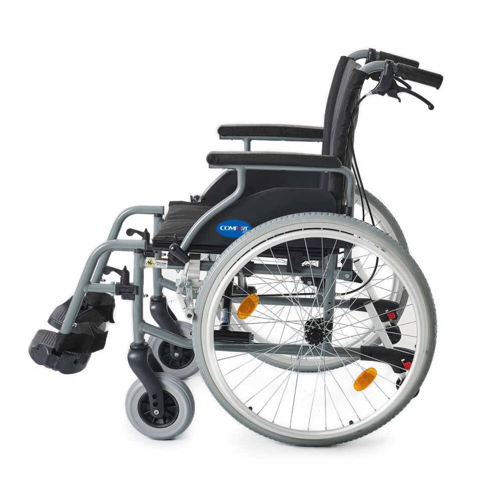 Comfort Plus DM-317 45-50 cm Hafif Alüminyum Özellikli Tekerlekli Sandalye
