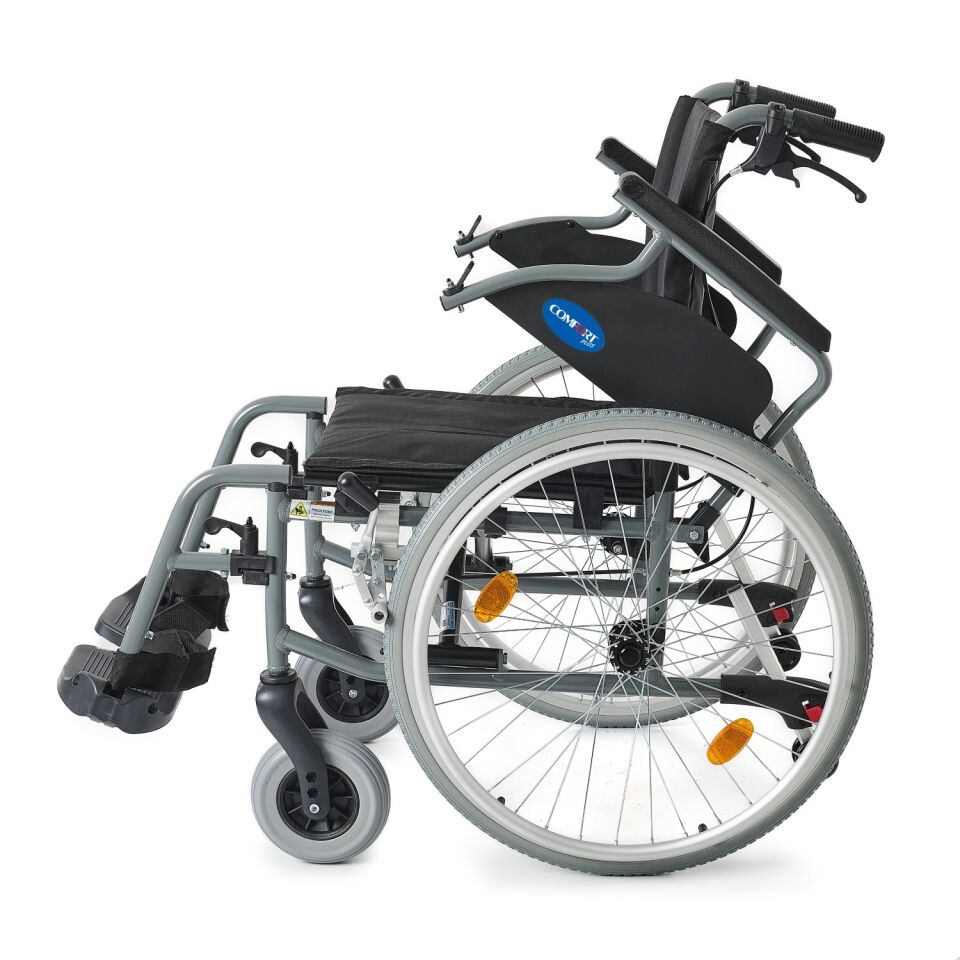 Comfort Plus DM-317 45-50 cm Hafif Alüminyum Özellikli Tekerlekli Sandalye