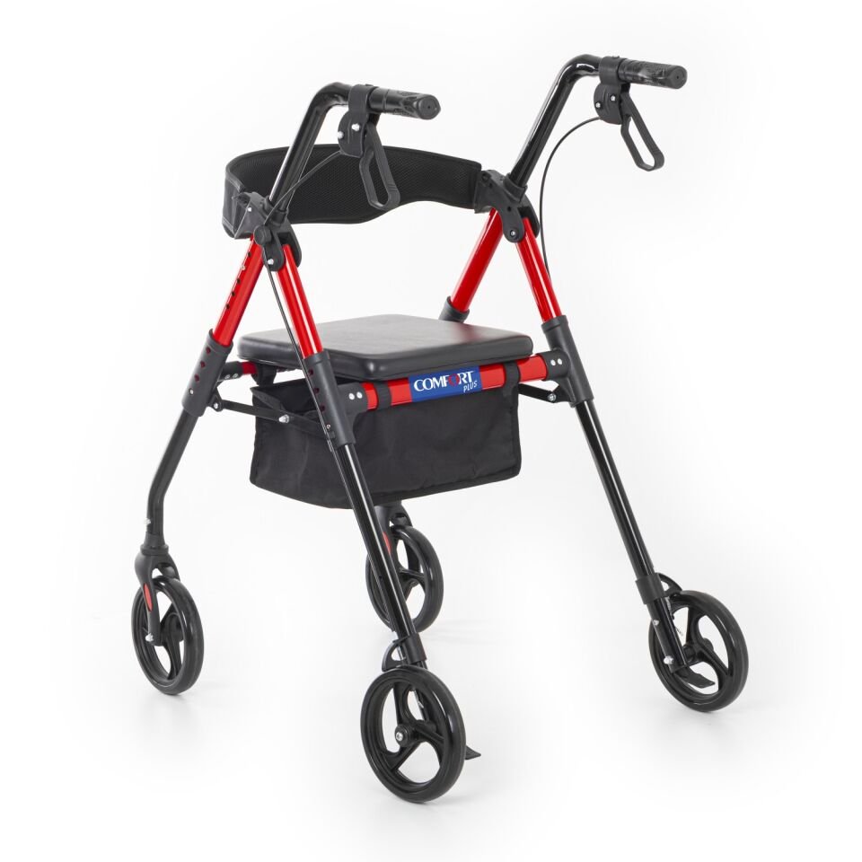 Comfort Plus DM-9145 Lux Rolatör Yürüteç (Oturma Yüksekliği Ayarlanır)