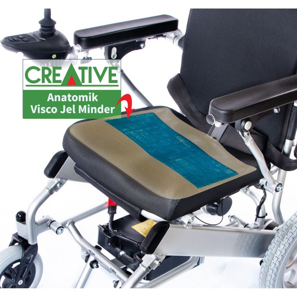 Creative Cr-6012 Lityum Pilli Akülü Tekerlekli Sandalye