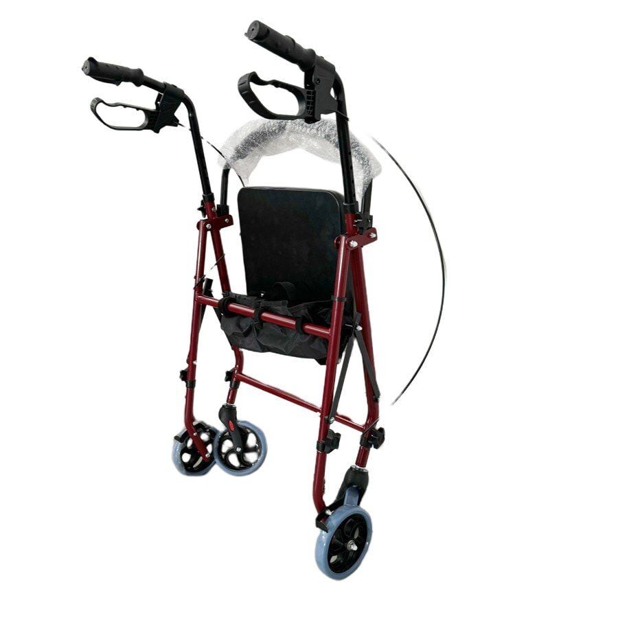 PR-880 Katlanır Alüminyum Çantalı  Rollatör Yürüteç