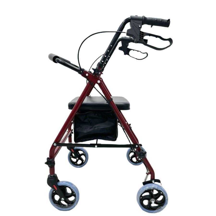 PR-880 Katlanır Alüminyum Çantalı  Rollatör Yürüteç