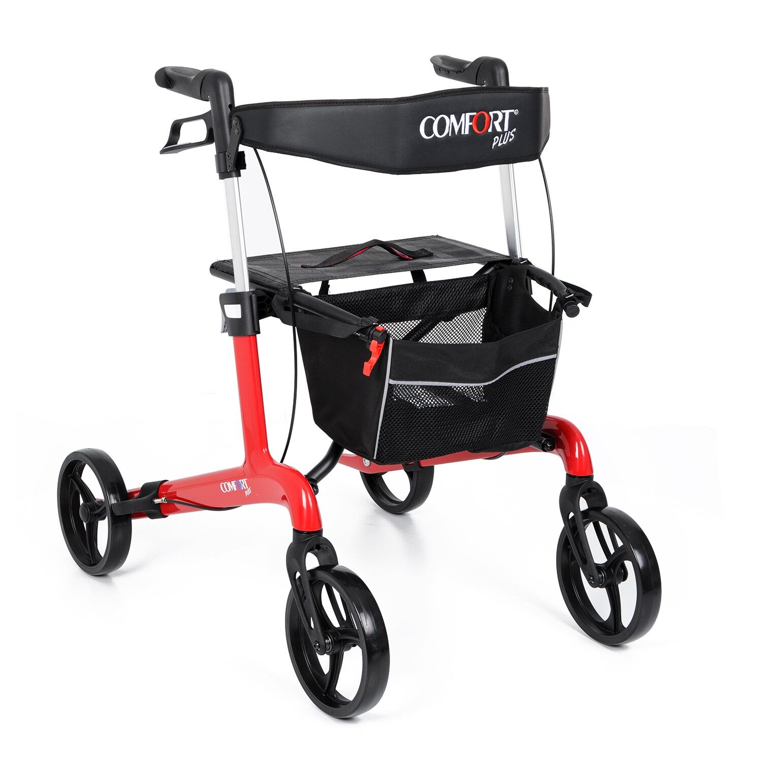 Comfort Plus Spırıt X4 Carbon Fiber Rolatör Yürüteç Kırmızı