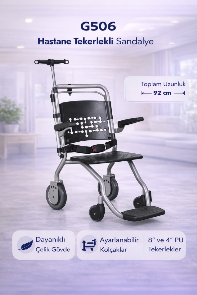 G506 Hastane Transfer Sandalyesi