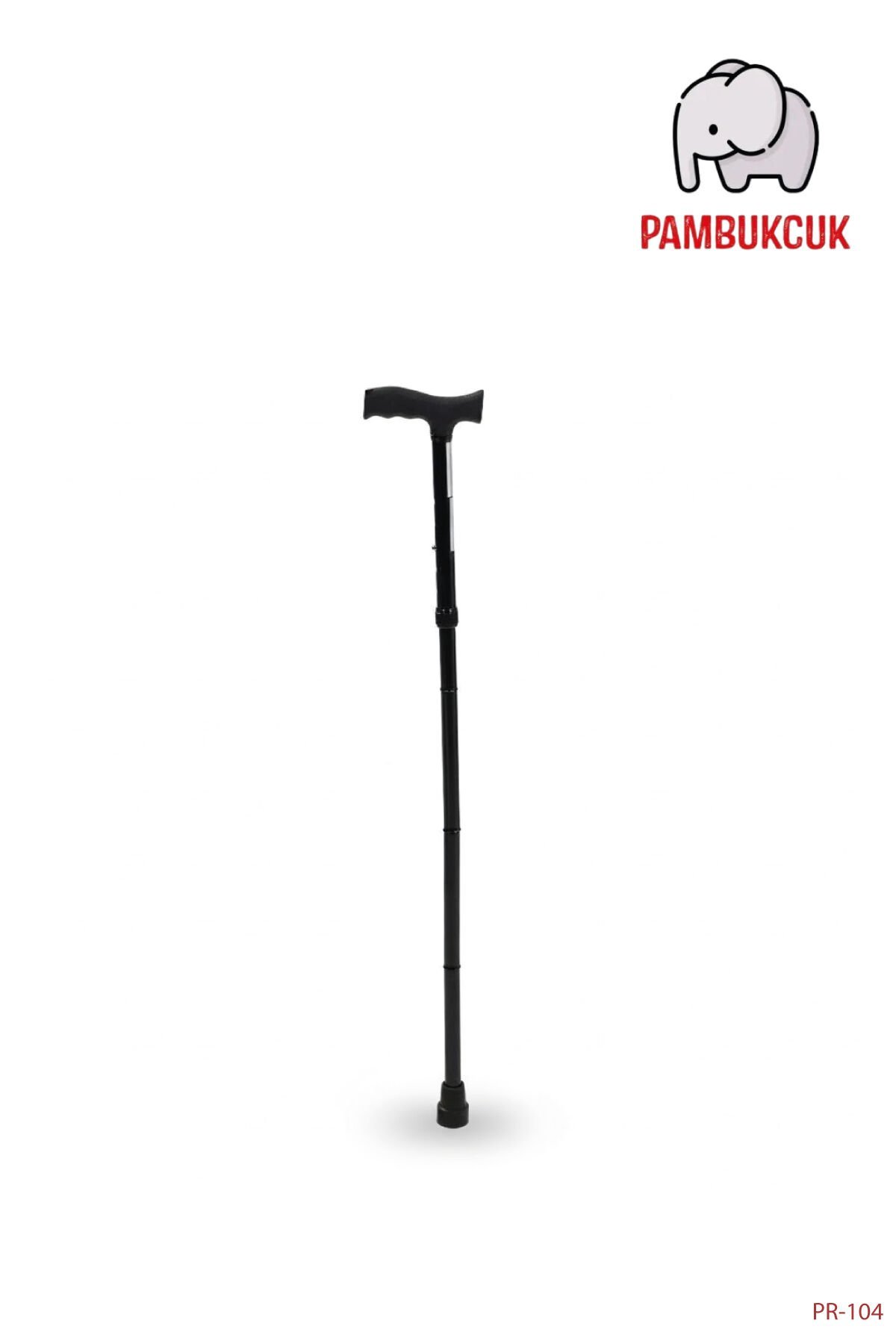 PR-104 Alüminyum Katlanır Baston (Siyah)