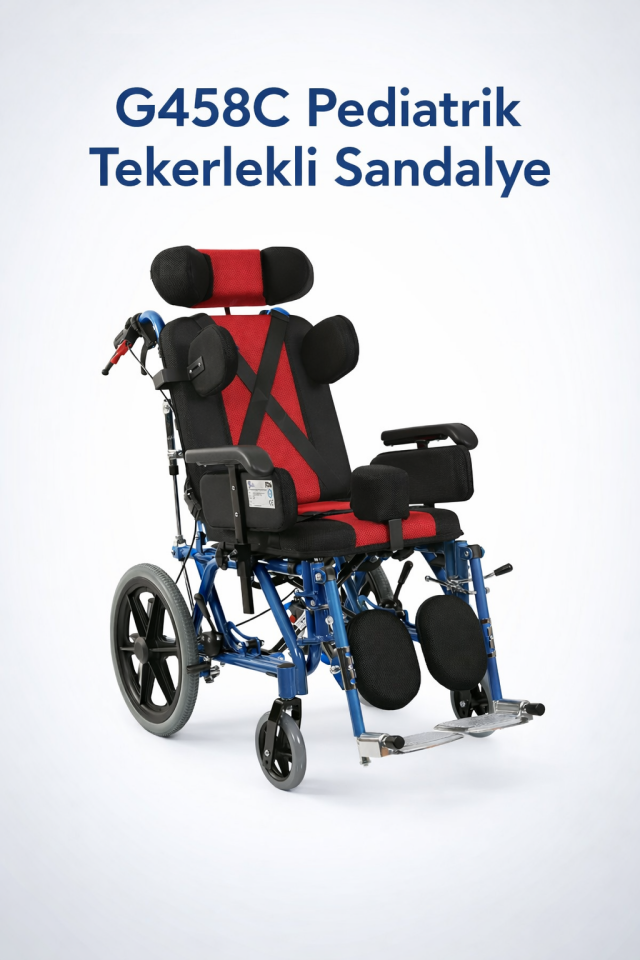 Golfi G458C Cerebral Palsy Pediatrik (Çocuk) Tekerlekli Sandalye
