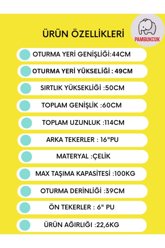 Golfi G458 Cerebral Palsy Tekerlekli Sandalye