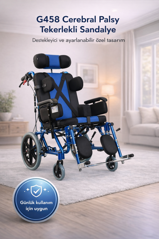 Golfi G458 Cerebral Palsy Tekerlekli Sandalye