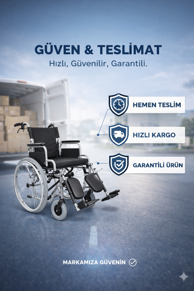 Golfi G133 Standart Manuel Tekerlekli Sandalye