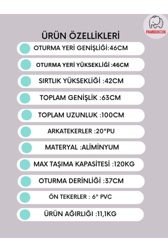 Frenli Alüminyum Refakatçi  Frenli Transfer Sandalyesi Sandalyesi G605