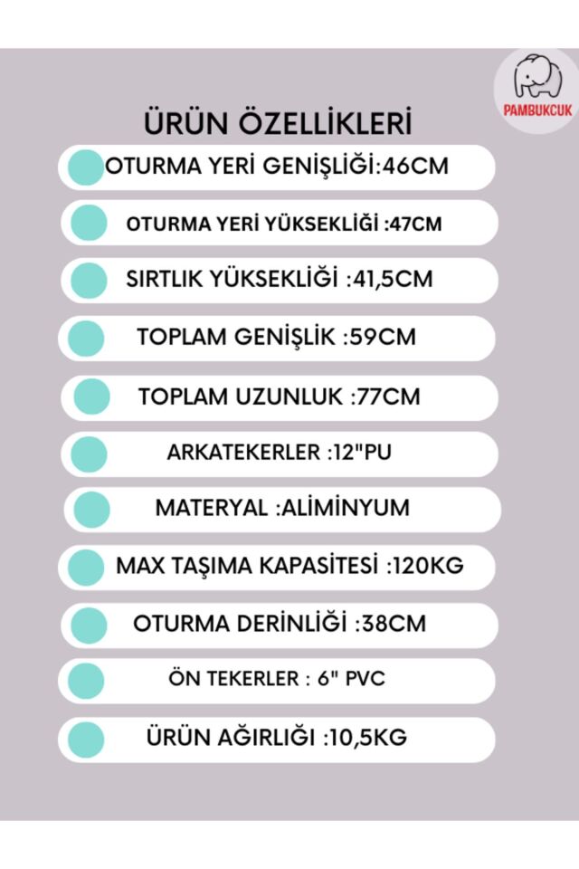 Golfi G502 Alüminyum Transfer Sandalyesi