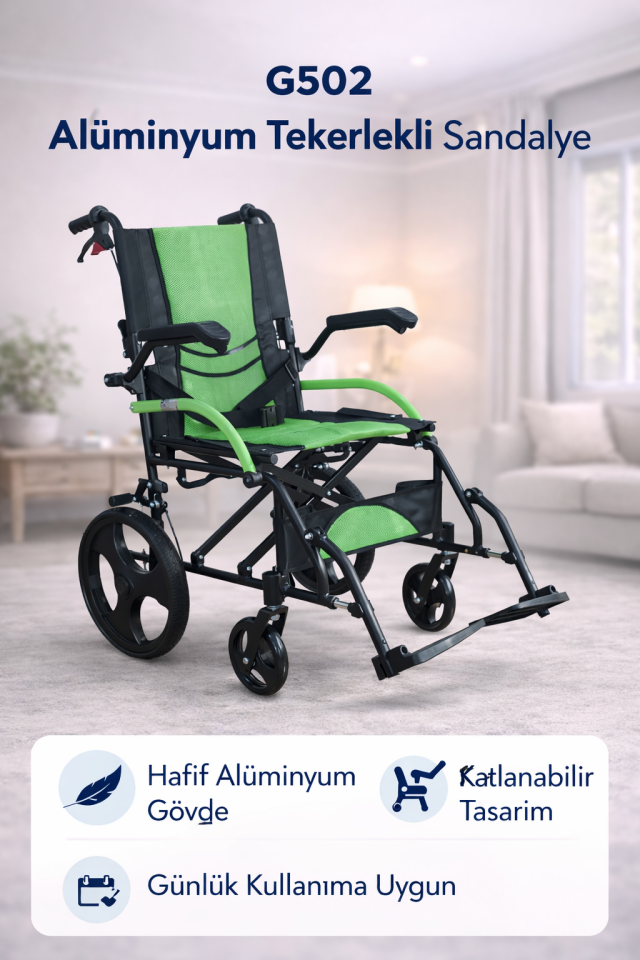 Golfi G502 Alüminyum Transfer Sandalyesi