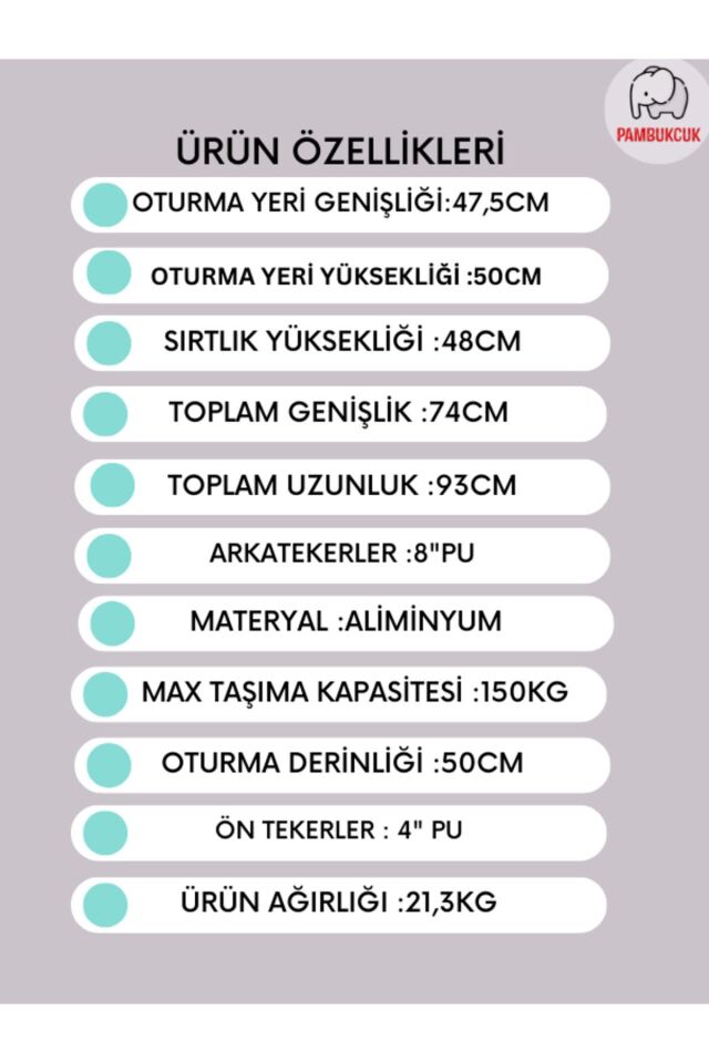 G507 Hastane Transfer Sandalyesi