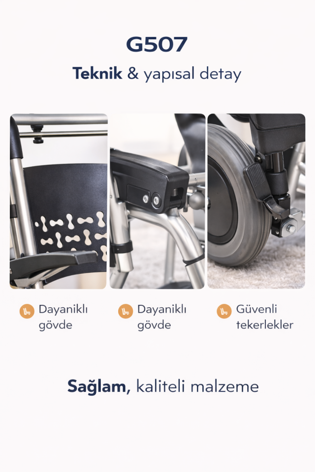 G507 Hastane Transfer Sandalyesi