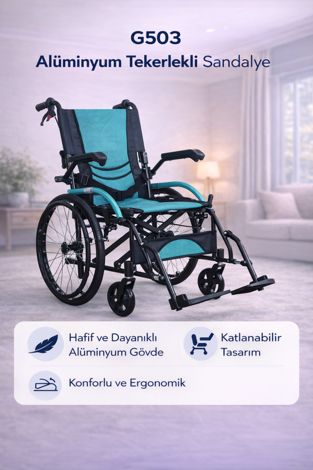 Golfi G503 Alüminyum Transfer Sandalyesi