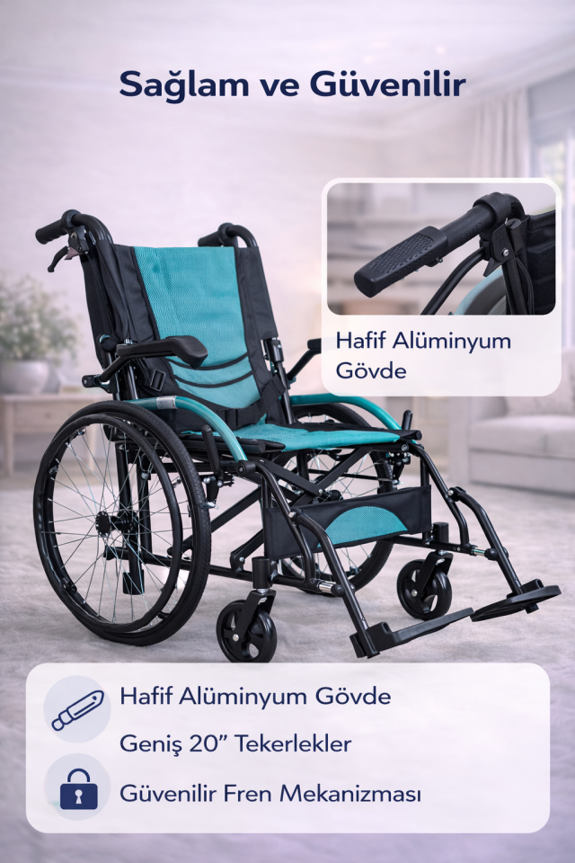 Golfi G503 Alüminyum Transfer Sandalyesi