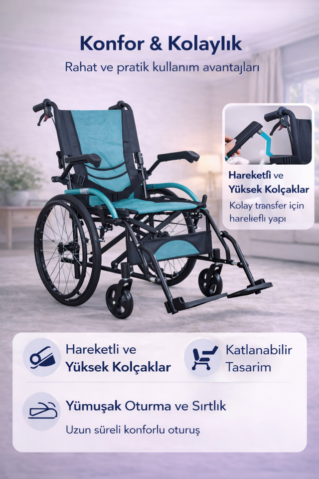 Golfi G503 Alüminyum Transfer Sandalyesi