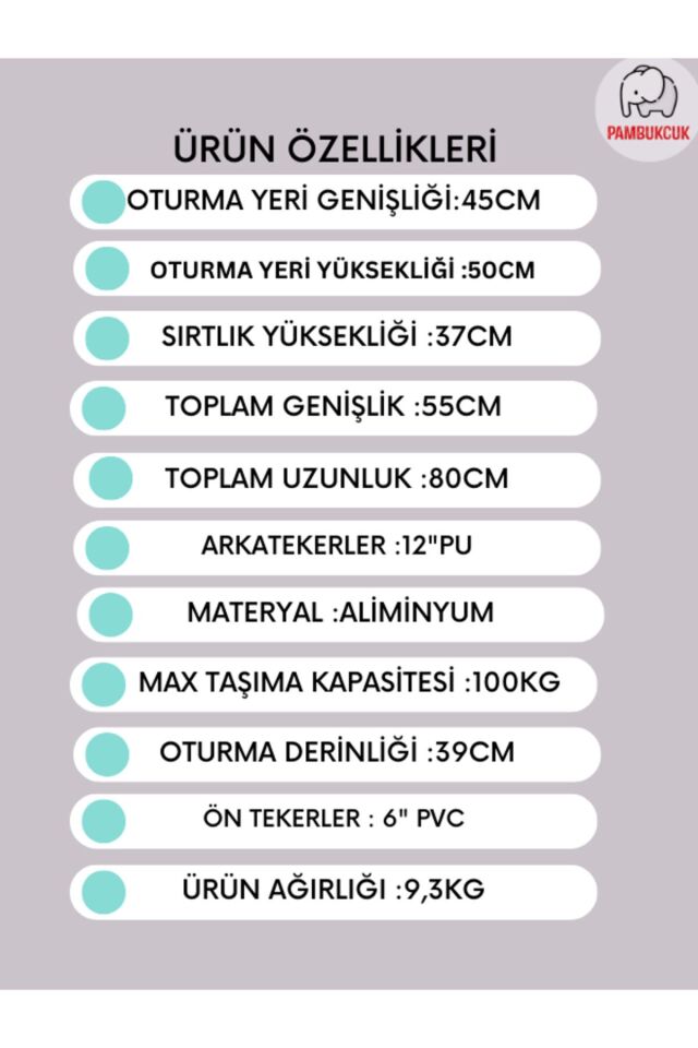 Golfi G501 Alüminyum Transfer Sandalyesi