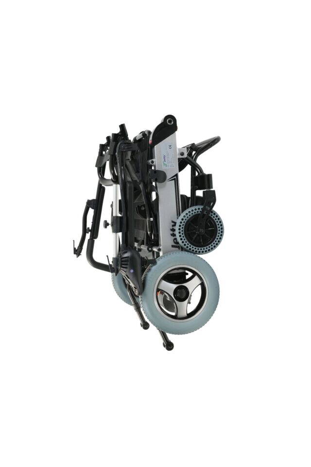 Katlanır Hafif Akülü Tekerlekli Sandalye JT-311 (Gri)