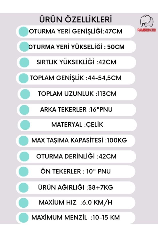 Jetty JT-098 Katlanır Akülü Tekerlekli Sandalye