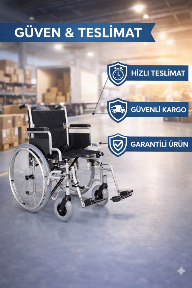 Golfi G132 Standart Manuel Tekerlekli Sandalye