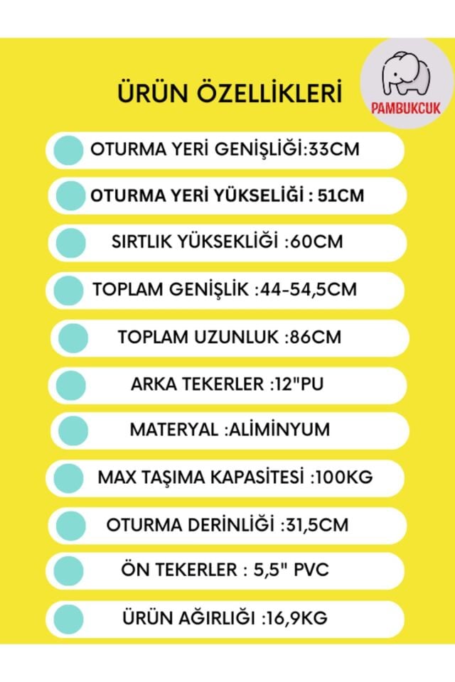 Golfi G468 Pediatrik (Çocuk) Cerebral Palsy Tekerlekli Sandalye