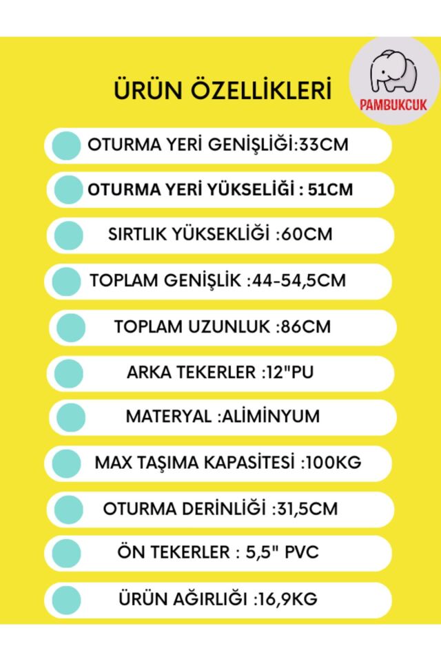 Golfi G468 Pediatrik (Çocuk) Cerebral Palsy Tekerlekli Sandalye