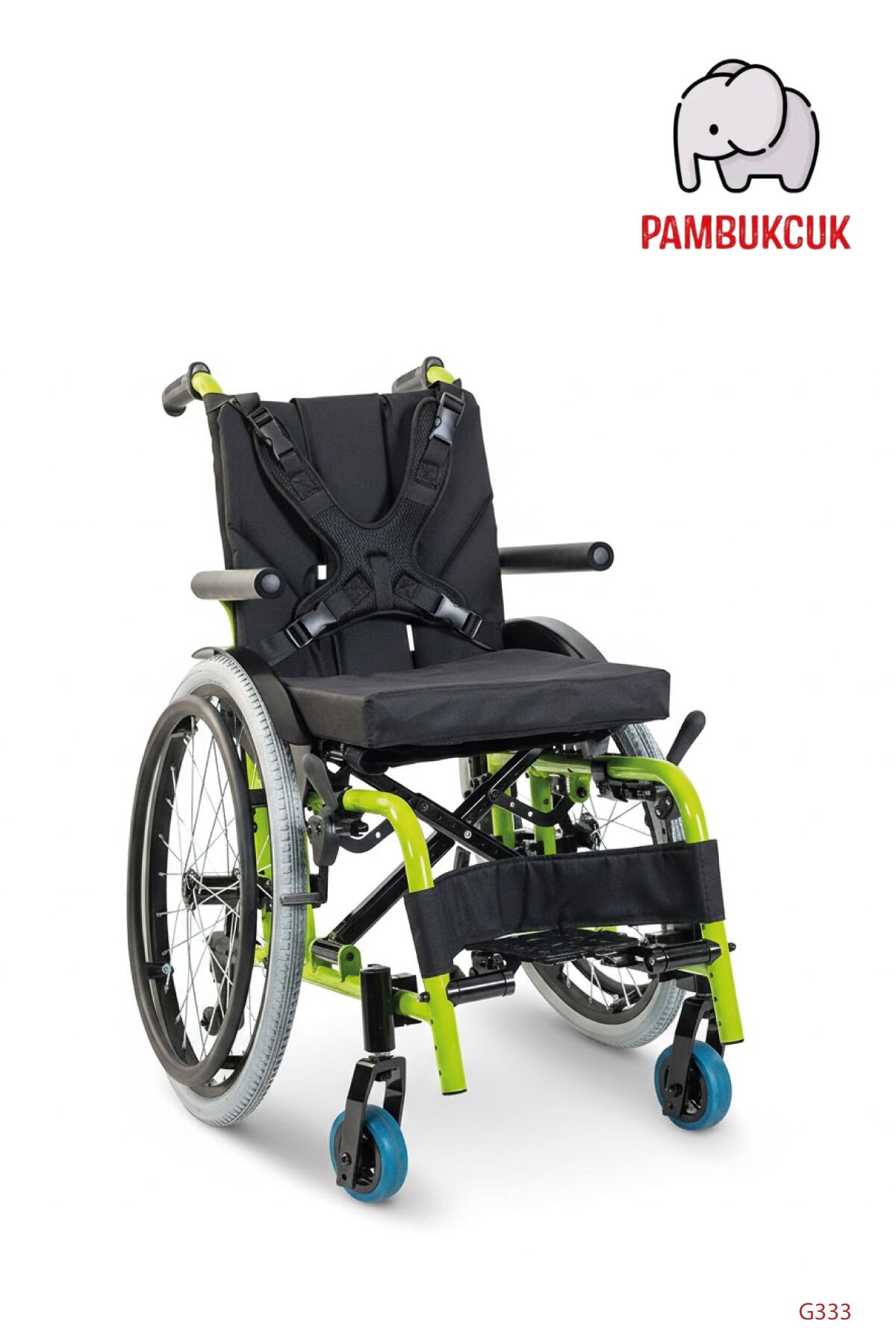 Golfi G333 Pediatrik (Çocuk) Alüminyum Multi-Fonksiyonel Tekerlekli Sandalye