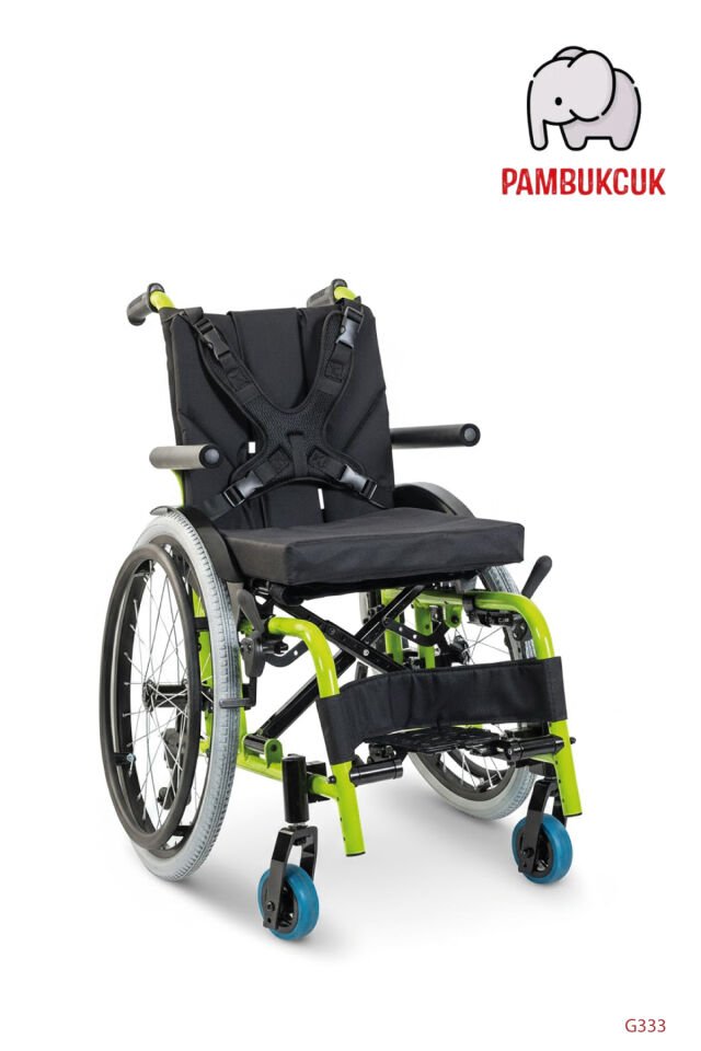 Golfi G333 Pediatrik (Çocuk) Alüminyum Multi-Fonksiyonel Tekerlekli Sandalye