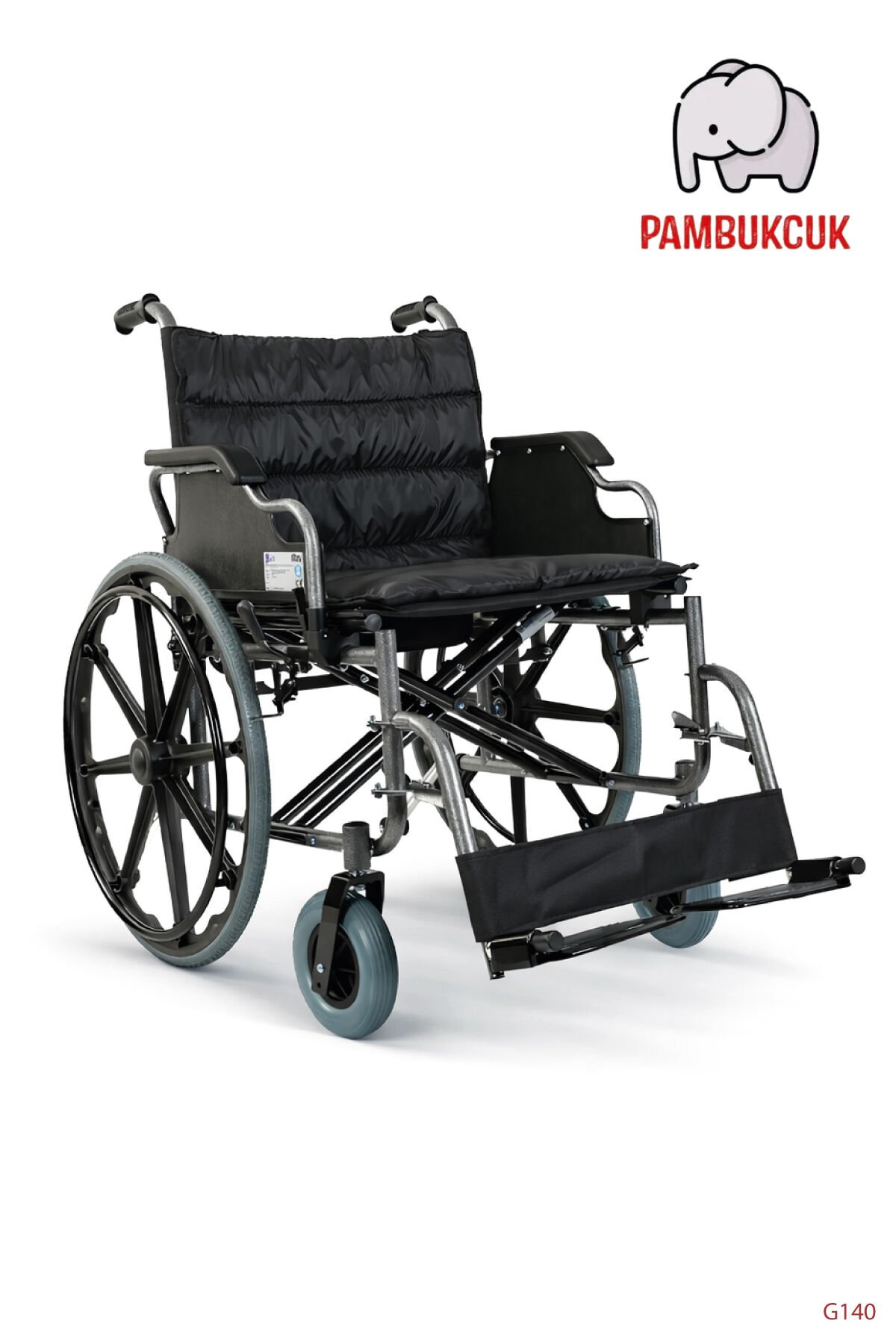 Golfi G140 Standart Manuel Bariatrik Tekerlekli Sandalye