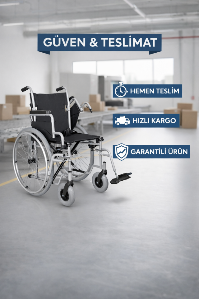 Golfi G130 Standart Manuel Tekerlekli Sandalye