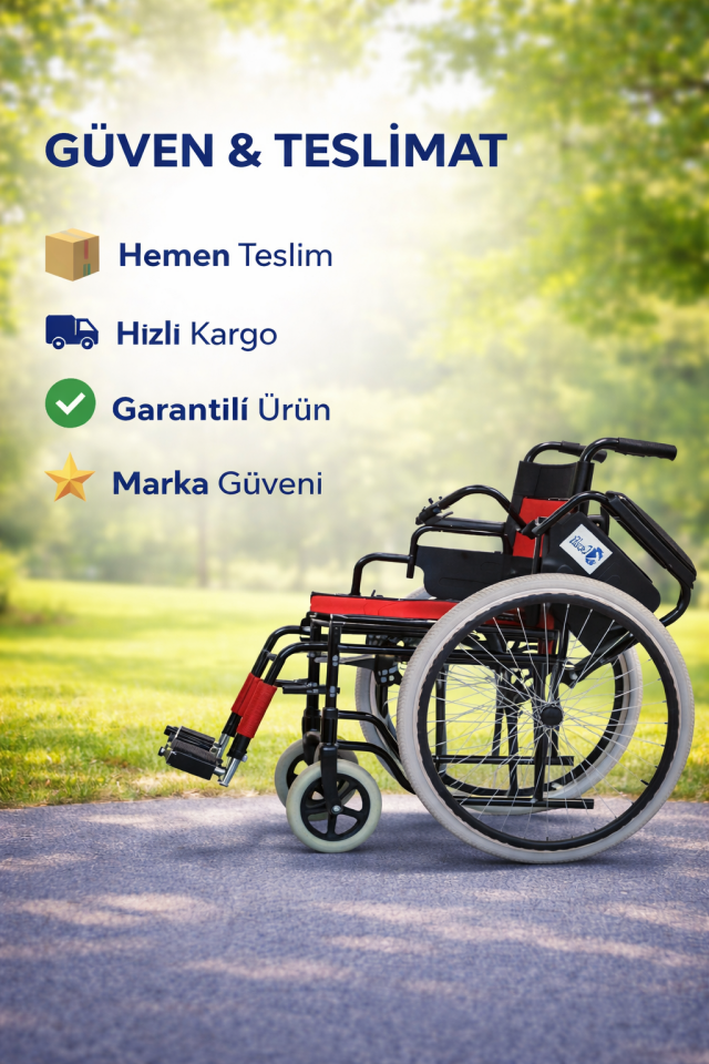 Golfi G103 Standart Manuel Tekerlekli Sandalye