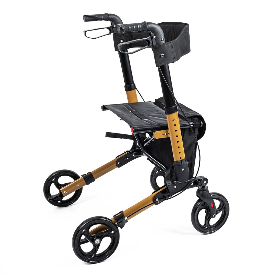 Comfort Plus DM-9102 Kahverengi Lüx Alüminyum Rolatör