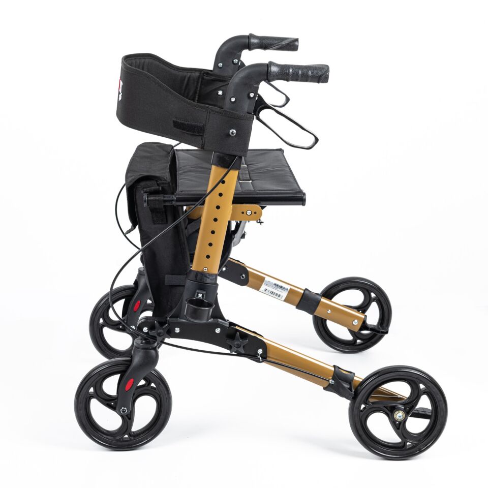 Comfort Plus DM-9102 Kahverengi Lüx Alüminyum Rolatör