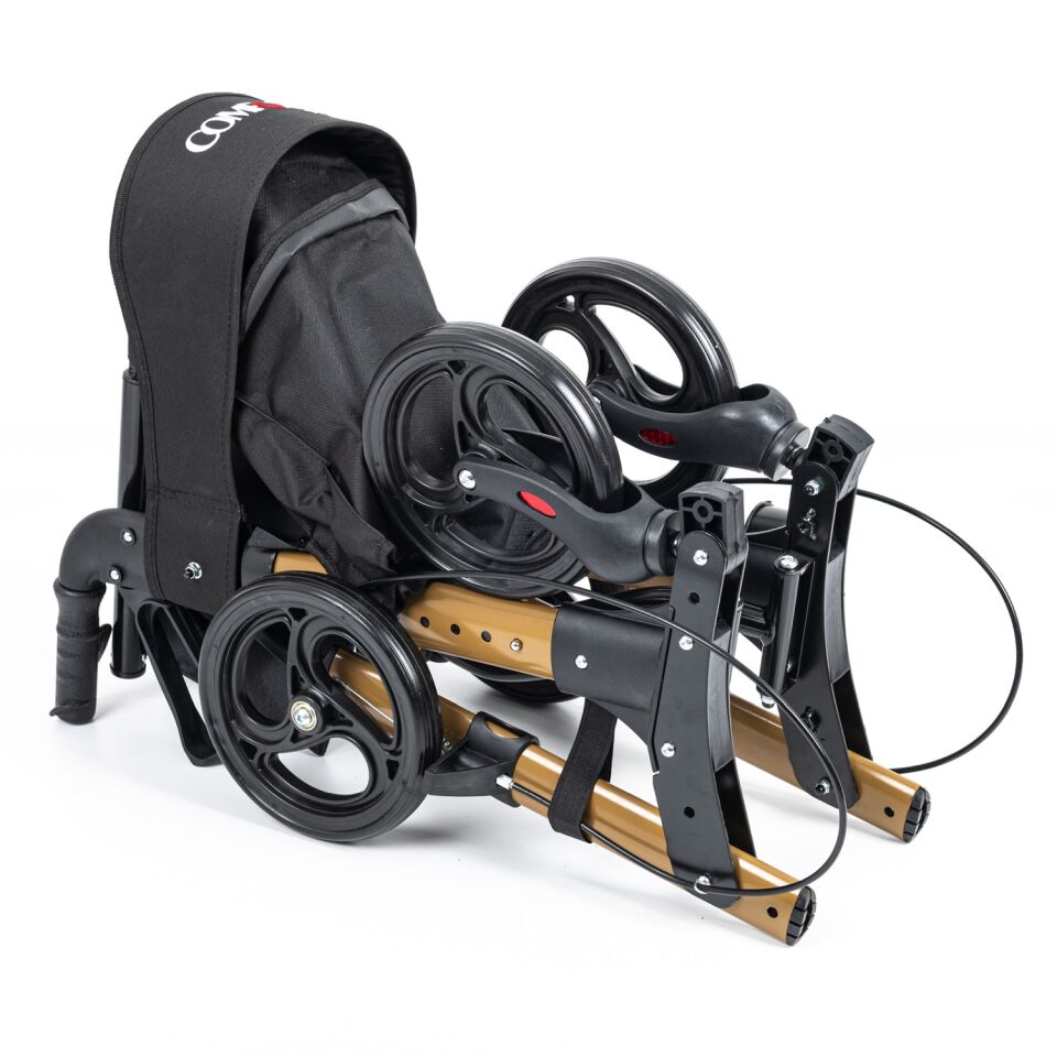 Comfort Plus DM-9102 Kahverengi Lüx Alüminyum Rolatör