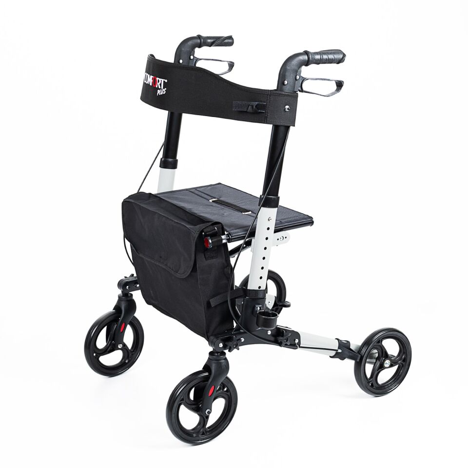 Comfort Plus DM-9102 Gri Lüx Alüminyum Rolatör