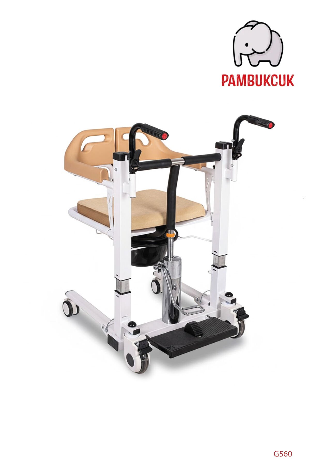 Golfi G560 Hidrolik Klozetli Transfer Sandalyesi