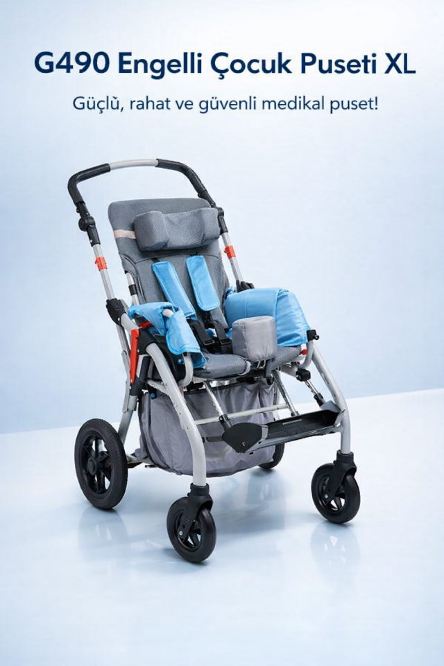Golfi G490 Engelli Çocuk Puseti XL