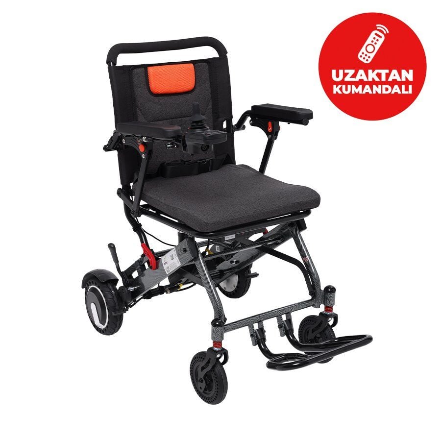 Jetty JT-308 Uzaktan Kumandalı Katlanabilir Hafif Akülü Tekerlekli Sandalye