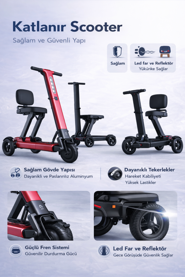 Scuba S540 Foldie Katlanır Scooter