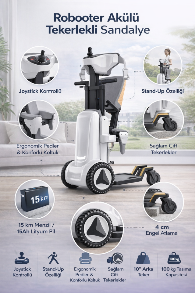 XZ-DROID A  Akülü Tekerlekli Sandalye