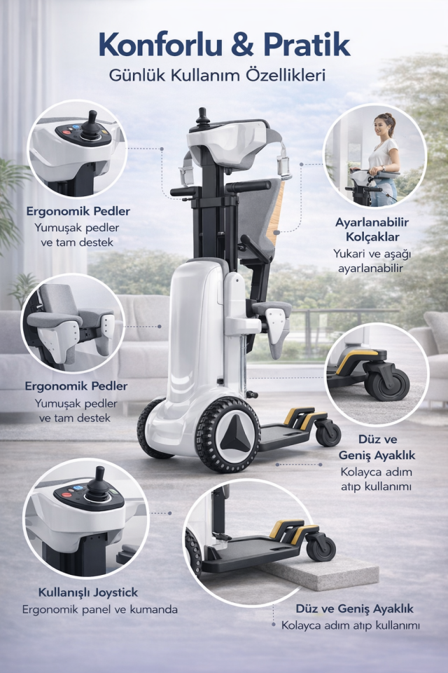 XZ-DROID A  Akülü Tekerlekli Sandalye