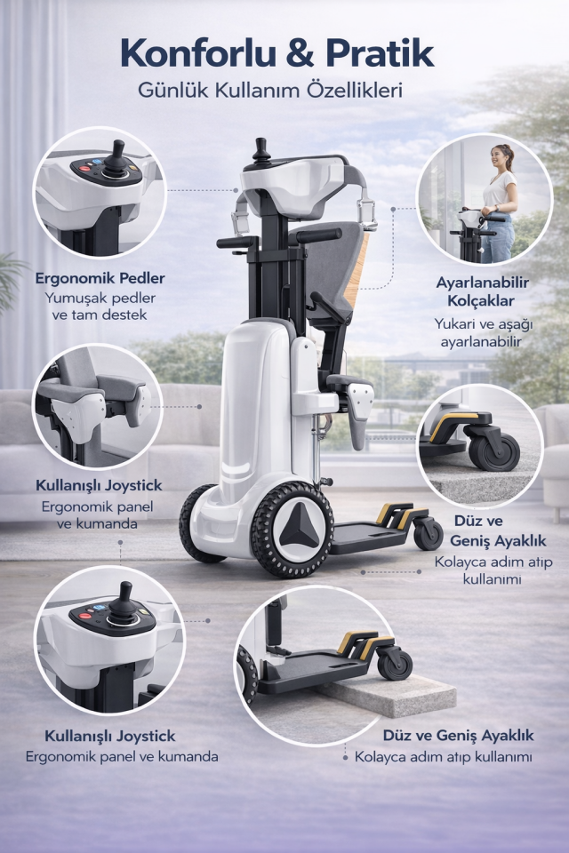 XZ-DROID A  Akülü Tekerlekli Sandalye