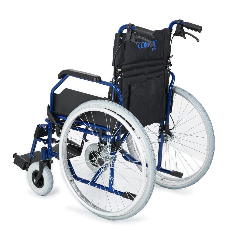 Comfort Plus DM-321  Lacivert Alüminyum Özellikli Tekerlekli Sandalye