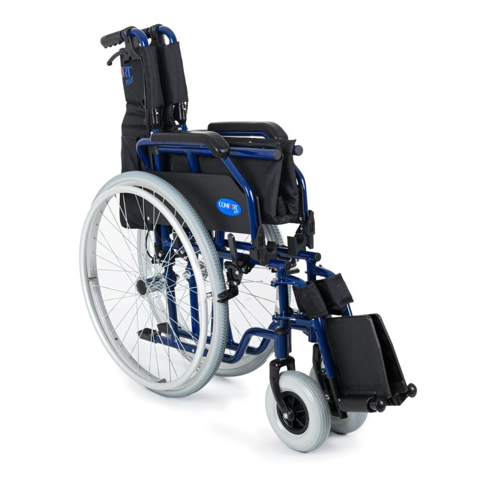 Comfort Plus DM-321  Lacivert Alüminyum Özellikli Tekerlekli Sandalye