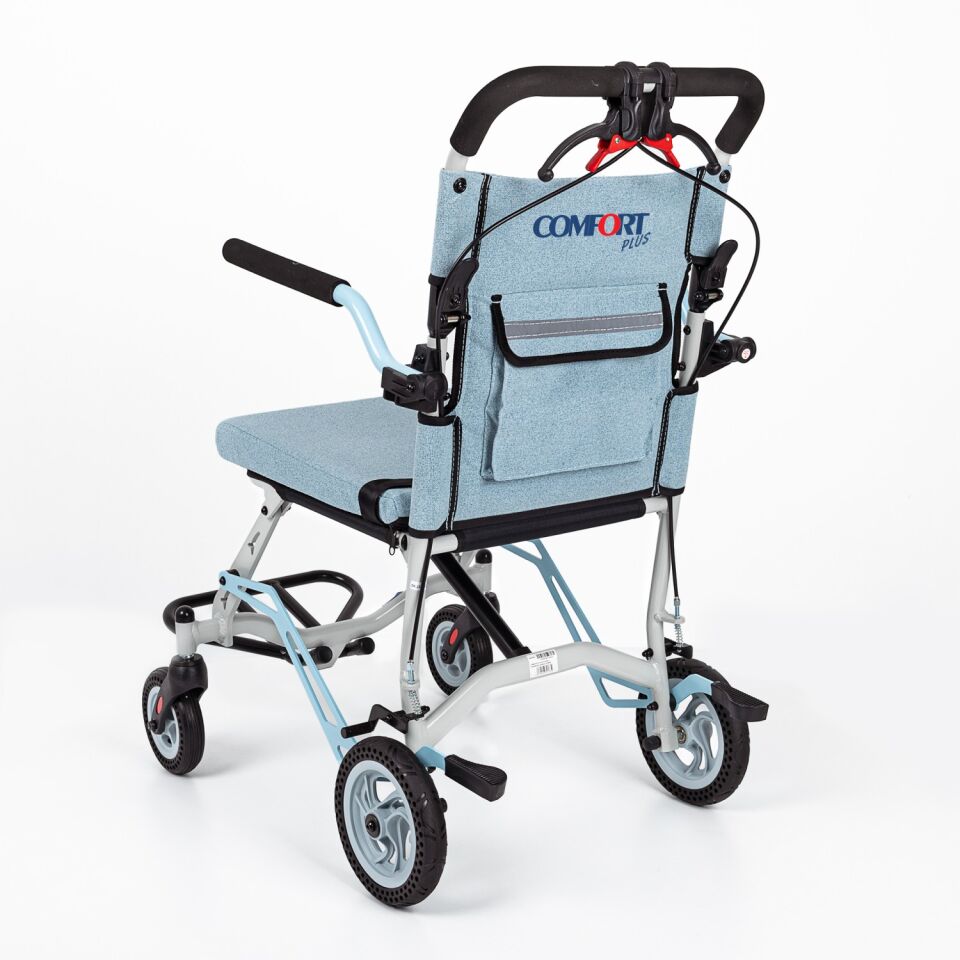 Comfort Plus DY01409LJ Mavi Transfer Tekerlekli Sandalye