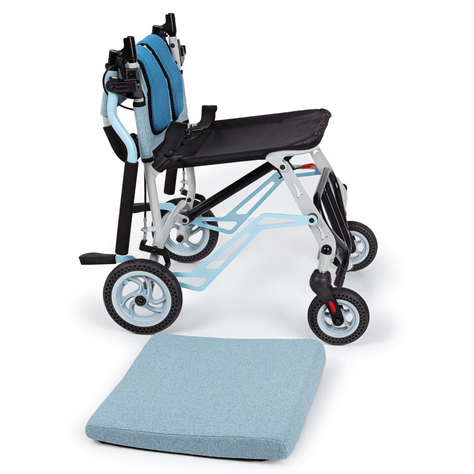 Comfort Plus DY01409LJ Mavi Transfer Tekerlekli Sandalye