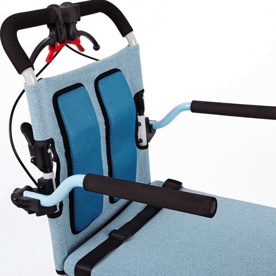 Comfort Plus DY01409LJ Mavi Transfer Tekerlekli Sandalye