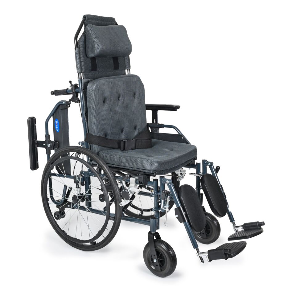 Comfort Plus KY954LGC-46 Lux Özellikli Tekerlekli Sandalye (Baş,Boyun,Baldır  Destekli)Ayaklar Çıkar