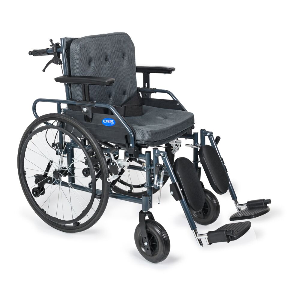 Comfort Plus KY954LGC-46 Lux Özellikli Tekerlekli Sandalye (Baş,Boyun,Baldır  Destekli)Ayaklar Çıkar